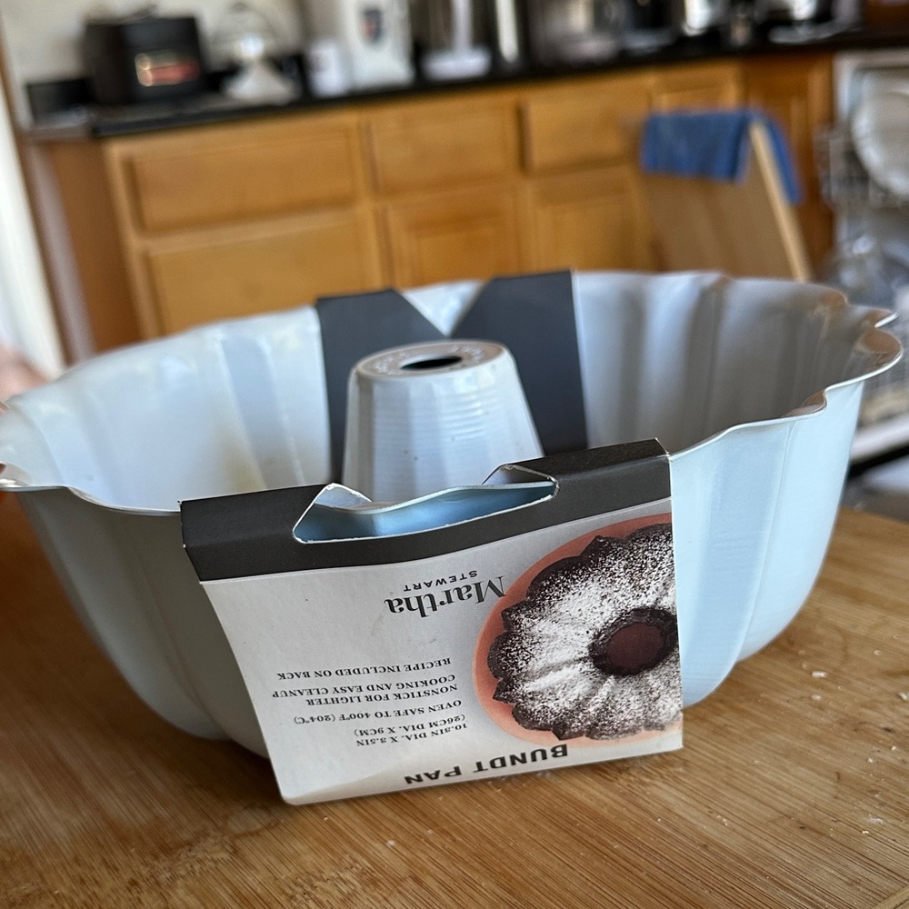 Martha Stewart Blue Bundt Pan